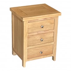 Como 3 Drawer Bedside Cabinet